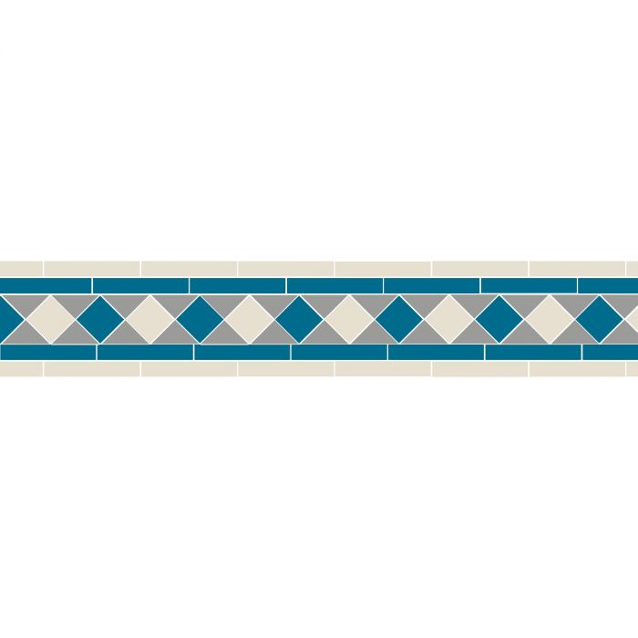Bennett - Dover White, Grey & Pugin Blue