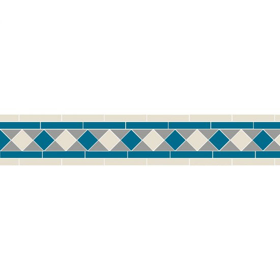 Bennett - Dover White, Grey & Pugin Blue