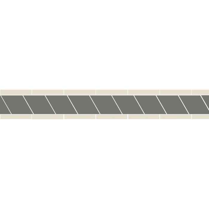 Simple Border 6 - Dover White & Revival Grey